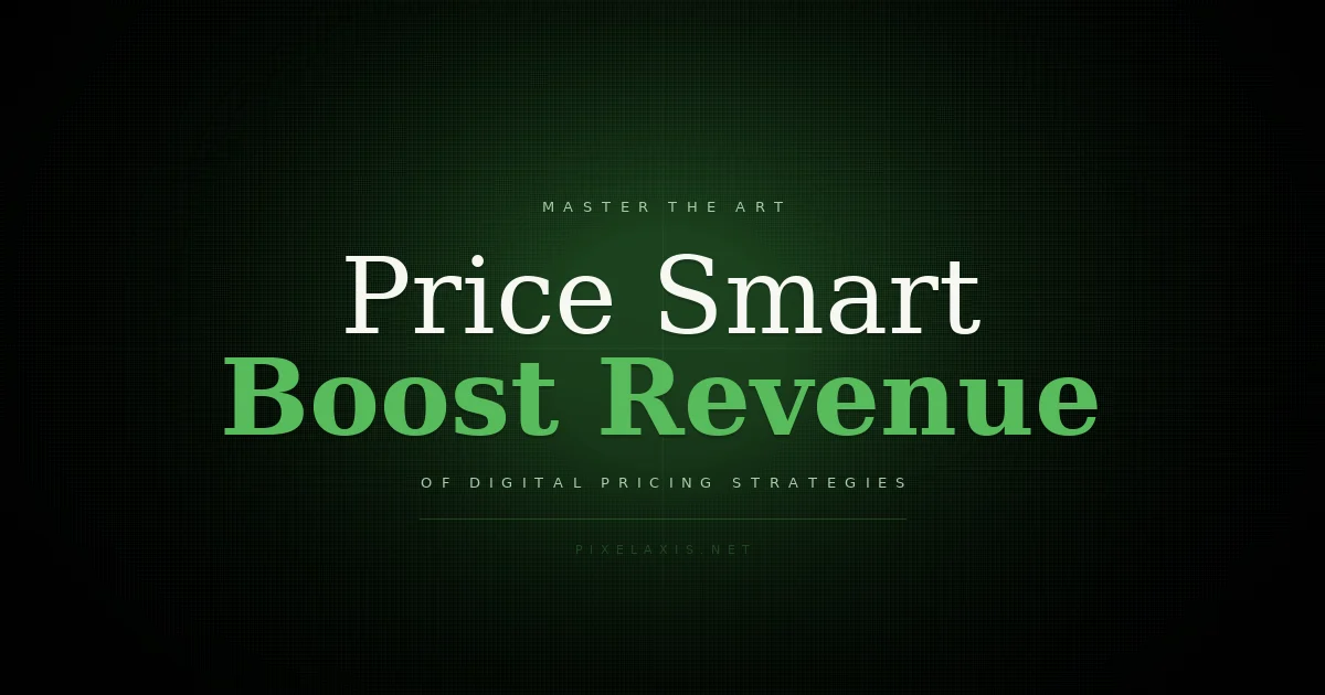 Maximize Revenue: Pricing Strategies for Digital Products