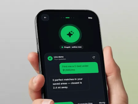 PropAI real estate chat app