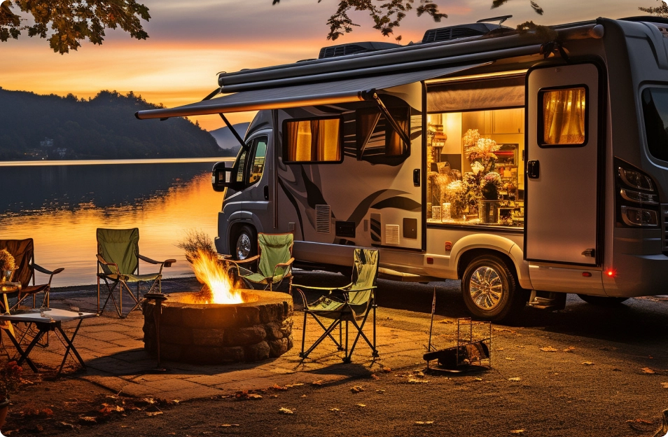 London Countryside Forest Camp with BBQ & Bonfire